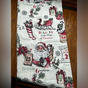 Christmas Holiday Shower Curtain, New Unused